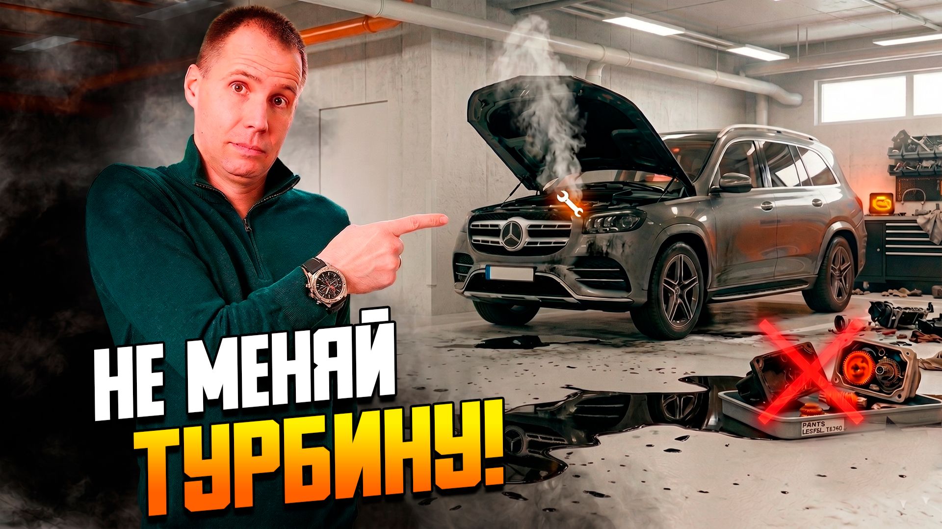 Пропала тяга и горит Check Engine? Главная проблема турбины Mercedes OM642.