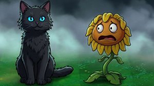 СУПЕР КОТ ПОПАЛ В ИГРУ 🐱 Супер Кот и Растения против зомби 🐱 Plants vs Zombies 🐱