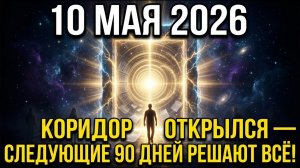 10 МАЯ 2026 года открылся коридор, который определит следующие 90 ДНЕЙ твоей жизни ☀️