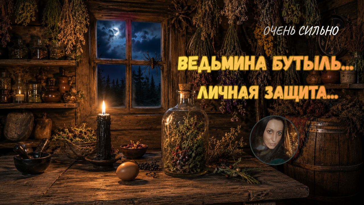 ВЕДЬМИНА БУТЫЛЬ... ЛИЧНАЯ ЗАЩИТА... ОЧЕНЬ СИЛЬНЫЙ РИТУАЛ