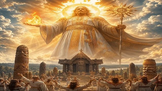Даждьбог — один из главных богов в славянской мифологии, олицетворяющий Солнце, тепло и плодородие.