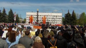 9 мая 2026 г Митинг у стелы в Городе воинской славы Тихвин, пл. Мерецкова Ленинградская область