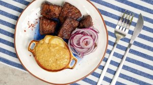 Банановый соус к мясу