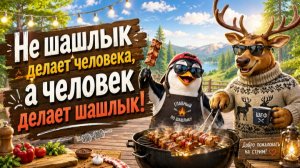 Не шашлык делает человека, а человек делает шашлык!