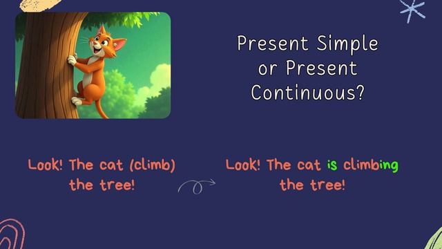 Present Simple or Present Continuous  _ Fun English Song + Easy Grammar Guide_720p