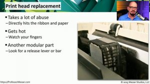 Impact Printer Maintenance - CompTIA A  220-1201 - 3.8