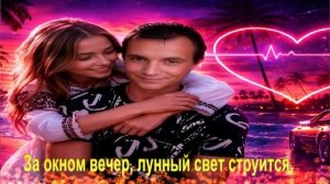 За окном вечер, лунный свет струится,