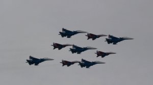 Пролёт военной авиации с Парада Победы 9 мая 2026 (4K/60 FPS, HQ sound)