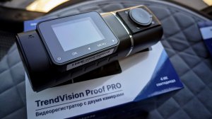 Обзор видеорегистратора TrendVision Proof PRO. Салонная камера в моноблоке. Идеален для такси