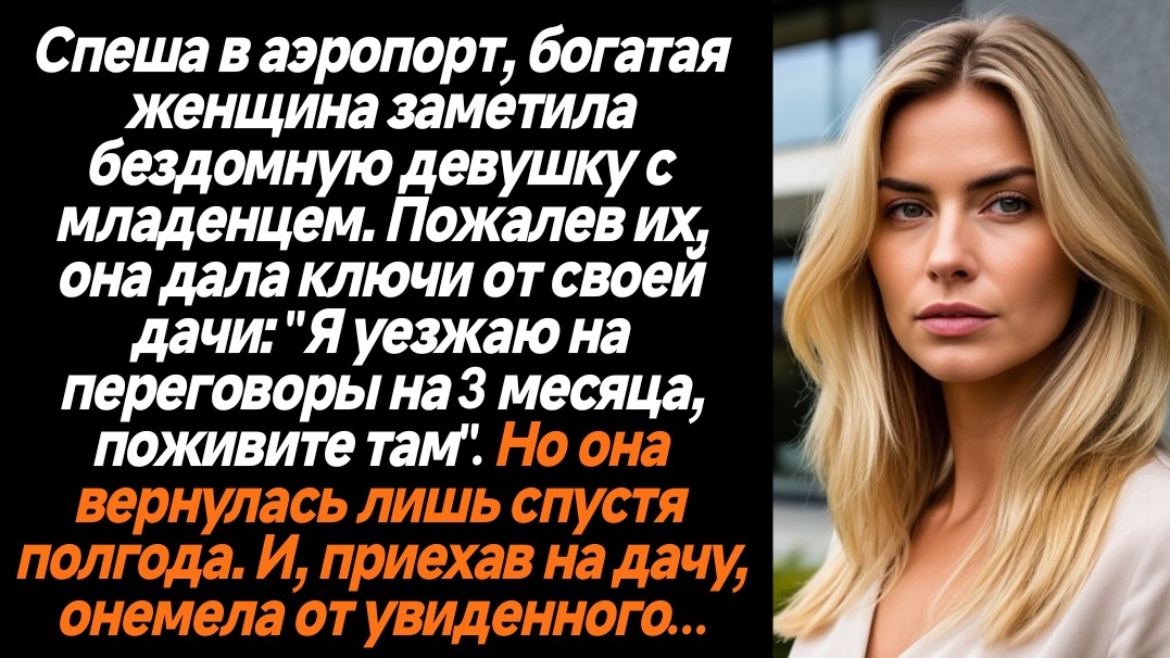 Жизненные истории/Богатая женщина пожалела бездомную с ребёнком и выпустила к себе в дом
