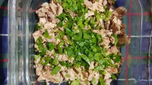 Мясное заливное со свежей зеленью