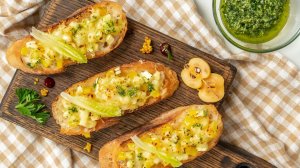Багет с овощами