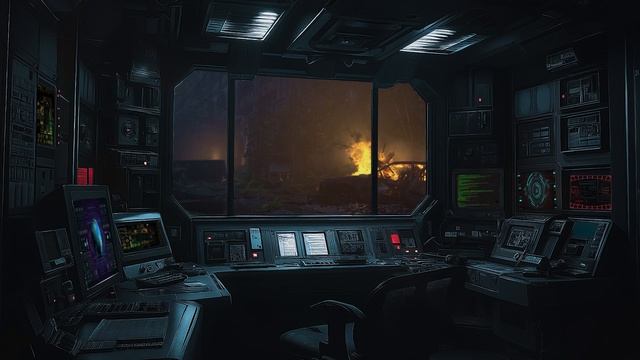 Last of Us 🌑 Abondened Outpost 🏚️ ｜ Post-Apocalypse, Dark Ambient & Forest Rain 🌧️