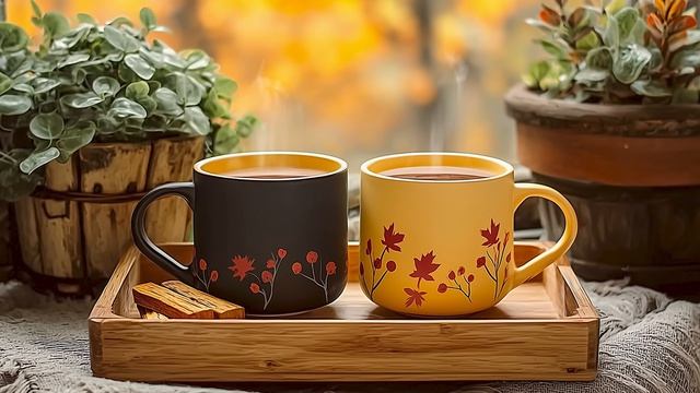 Утренний джаз - кофе ☕ Бодрящая босанова и лёгкая фортепианная музыка для хорошего начала дня
