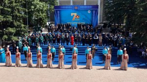 7 мая-день защитника Отечества Республики Казахстан концертная программа г. Алматы .