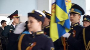 2025 год Трехпрудненская школа г. Симферополь Кадетский парад, ведущая Бигун Наталья Леонидовна