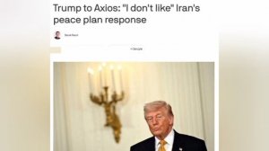🇺🇸🇮🇱🇮🇷 Трамп отклонил мирное предложение Ирана после разговора с Нетаньяху, — Axios