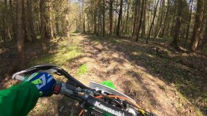Осматриваем родные края , #эндуро #kawasaki Kdx250 ,yzm k5 nb 300