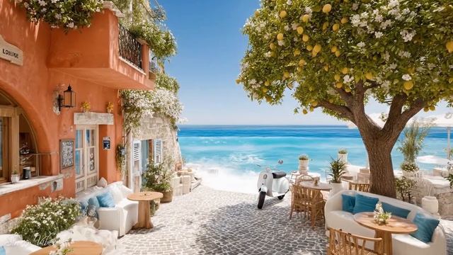 Средиземноморская chill-музыка и итальянские вайбы 🏡🌊 Нежная прибрежная музыка Средиземноморья