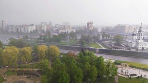 Дождь с грозой в Орле 11.05.2026г