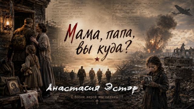 Мама, папа вы куда? военная песня - Анастасия Эстэр