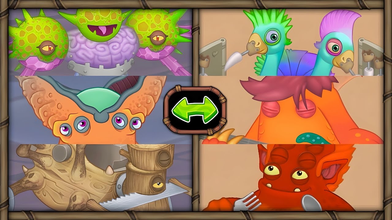 Мастерская Эфира, но Все Песни Монстров Сделаны в Мсм Композиторе (My Singing Monsters)