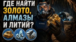 Subnautica - Где найти золото, алмазы и литий?