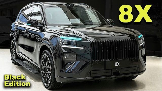 ZEEKR 8X Black Edition - Мощный гибридный SUV мощностью 1400 л.с. | Полный обзор