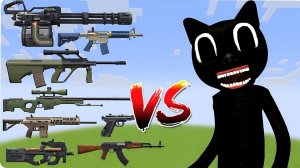 КАКОЕ Оружие окажется самым сильным ПРОТИВ Крипипасты и МУЛЬТЯШНОГО КОТА!? Minecraft Битва!