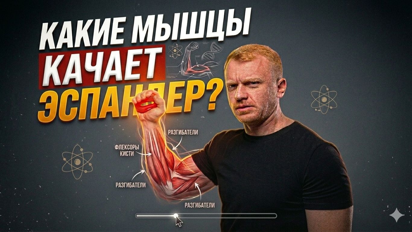 Какие мышцы работают с кистевым эспандером | Анатомия хвата