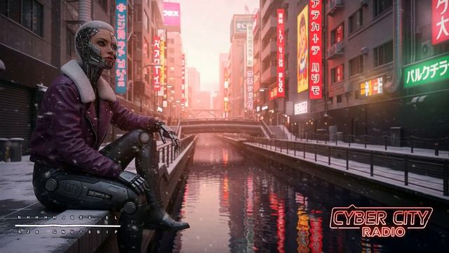 No Ads ｜ Darksynth - Cyberspace Echoes Of Nocturne - Cyber City Radio
