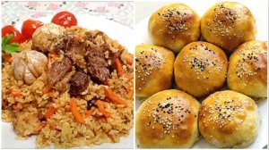 УЗБЕКСКИЕ БЛЮДА (два рецепта) САМСА и ПЛОВ! Пошаговые рецепты!