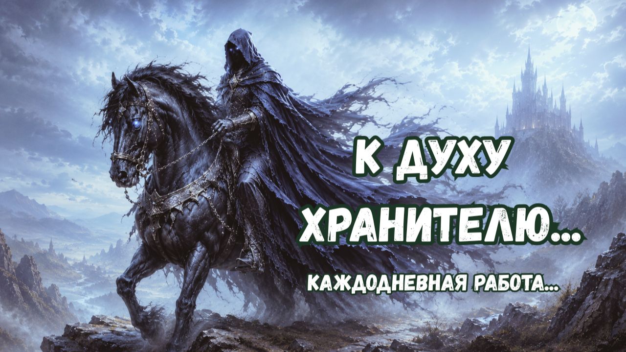 К ДУХУ ХРАНИТЕЛЮ ... КАЖДОДНЕВНАЯ РАБОТА ДЛЯ ВСЕХ