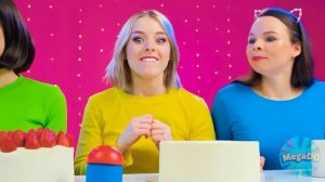 Укрась Торт Челлендж # Едим Только Сладости 24 часа от Mega DO Challenge