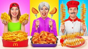 Кулинарный Челлендж# Я против Бабушки # Сумасшедший челлендж от Mega DO Challenge