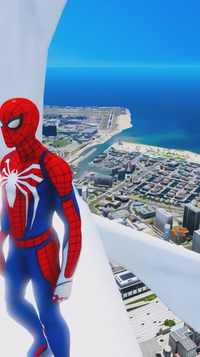 Spider man - Прыжки с крыш GTA 5 смотреть онлайн