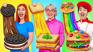 Кулинарный Челлендж# Я против Бабушки # Сумасшедший челлендж от Mega DO Challenge