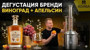 Дегустация бренди из виноградного и апельсинового концентрированного сока