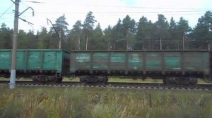 2ЭС5К-490 с грузовым поездом, май 2021 года