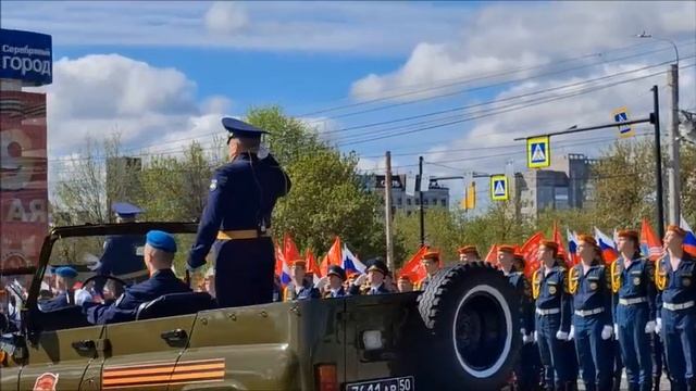 Военный парад и митинг в городе Иванове в День Победы-2026 г.
