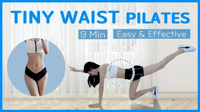 Shirlyn kim- 10 MIN FLAT BELLY PILATES AT HOME / TINY WAIST(NO WIDER) & CORE / BEGINNER FRIENDLY _