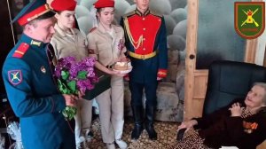 Поздравления с Днем победы от военнослужащих 123 Бригады «Самарканда» и юнармейцами СОШ №13