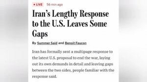 ‼️🇮🇷🇺🇸 CNN публикует подробности иранского ответа на предложение США: ядерное оружие остается