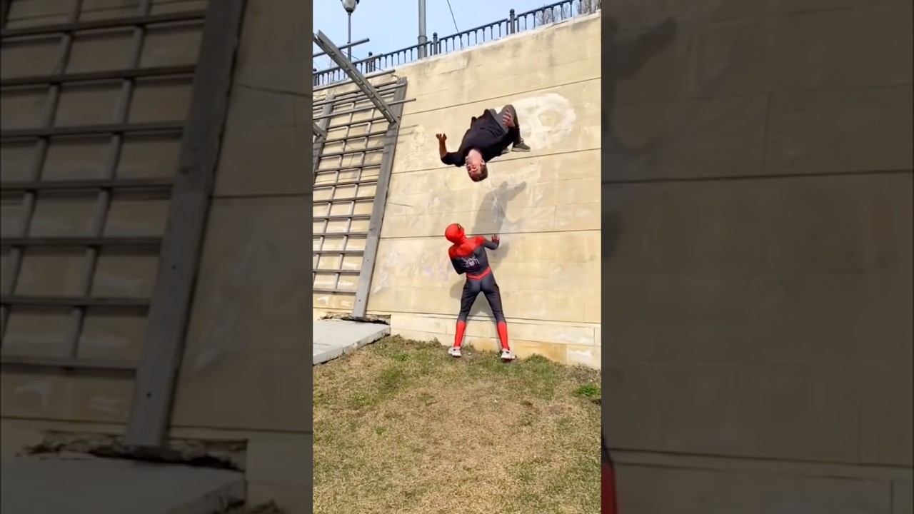 Spider-Man vs Parkour spiderman