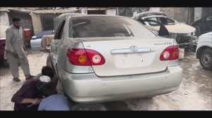 Пакистанский ремонт Toyota Corolla. Жестянка, покраска