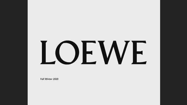 Показ женской коллекции Loewe осень-зима 2020-2021