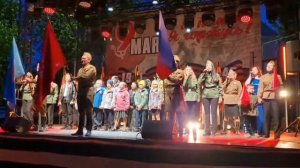 Финал концерта в честь Дня Победы