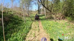 Учимся ездить на мотоцикле эндуро Avantis 300. Первый выезд.