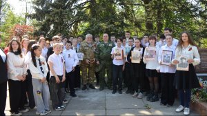 Митинг «День Победы на века!». Акция «Бессмертный полк». ГКОУ «ДСШИ №17», г. Донецк, ДНР, 2026 г.