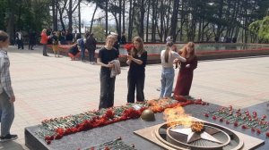 Возложение цветов к вечному огню 08.05.2026